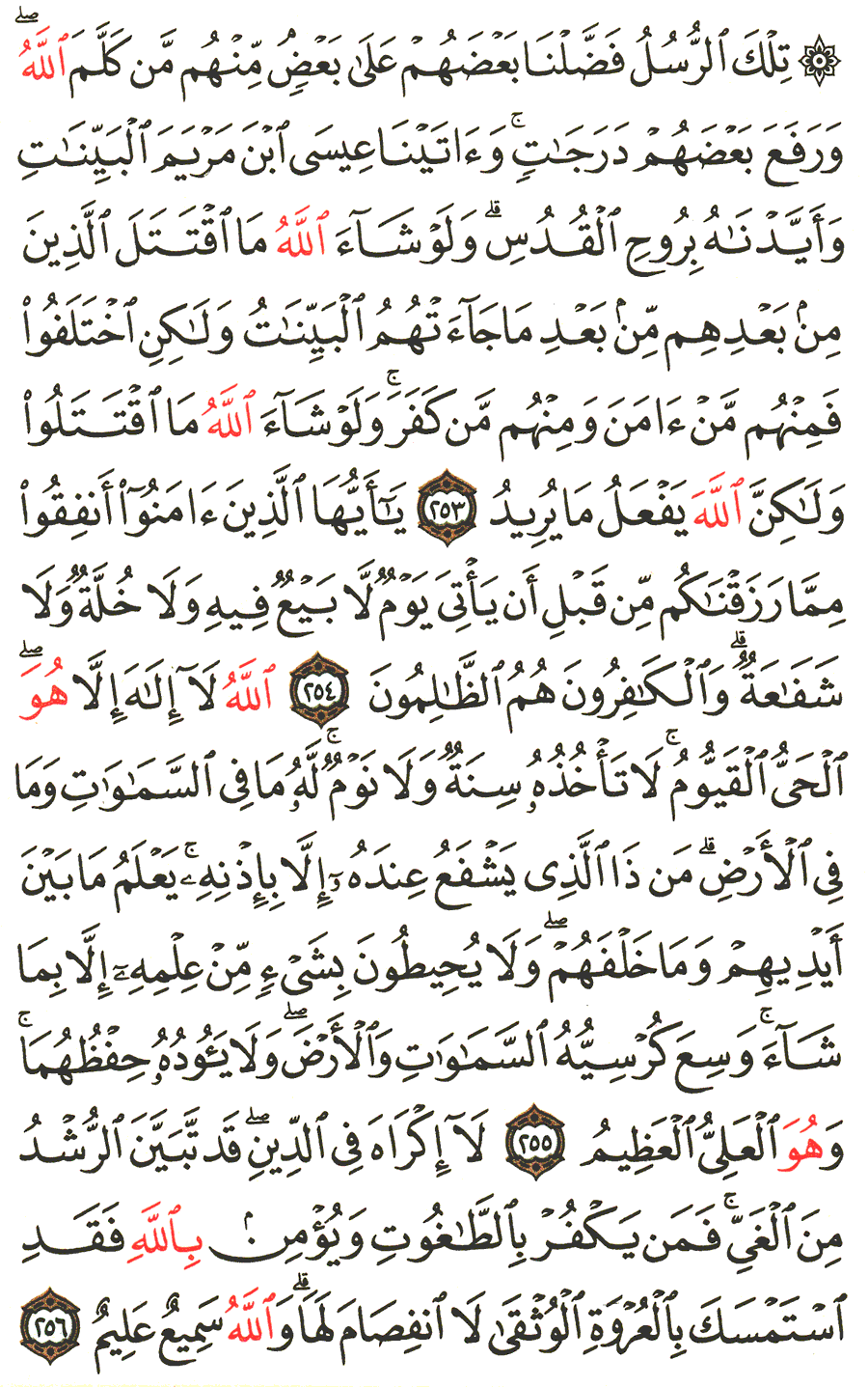 الصفحة رقم 42 من القرآن الكريم مكتوبة من المصحف