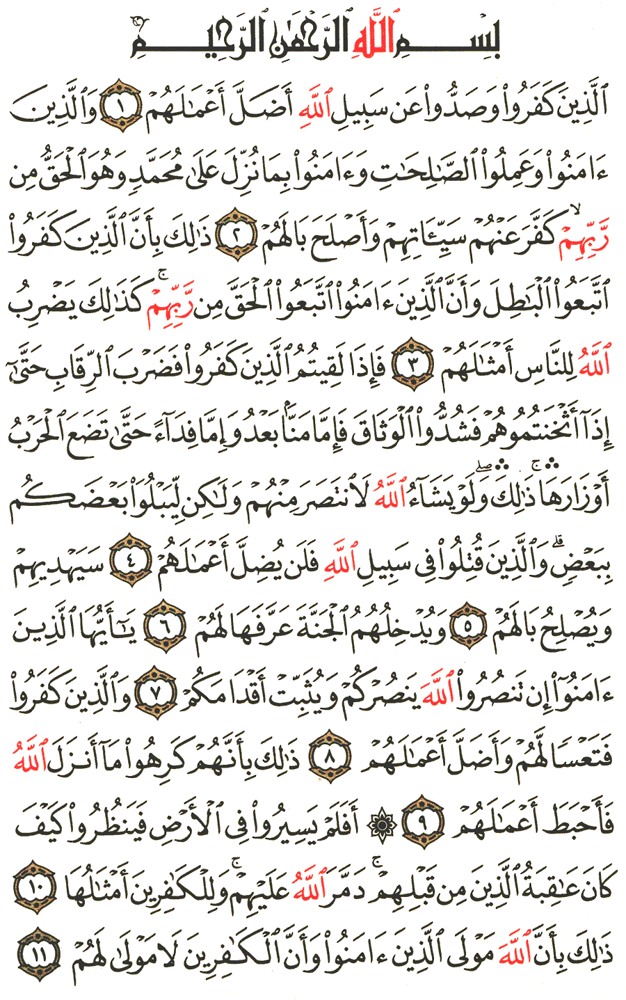 الصفحة رقم 507 من القرآن الكريم مكتوبة من المصحف