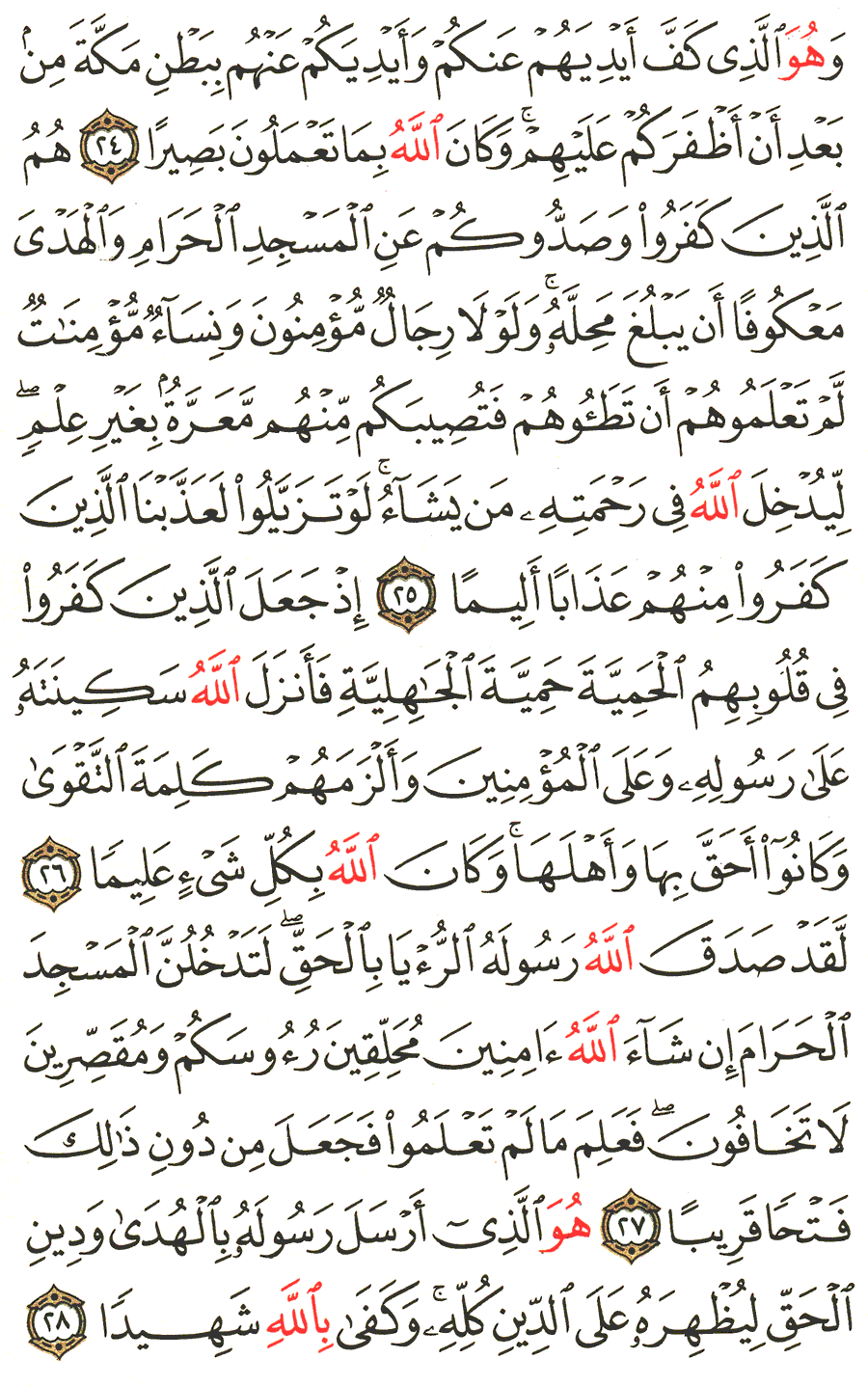 الصفحة رقم 514 من القرآن الكريم مكتوبة من المصحف