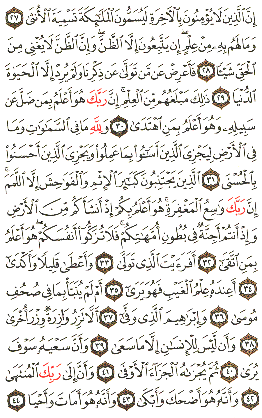 Page No 527  The Noble Quran  