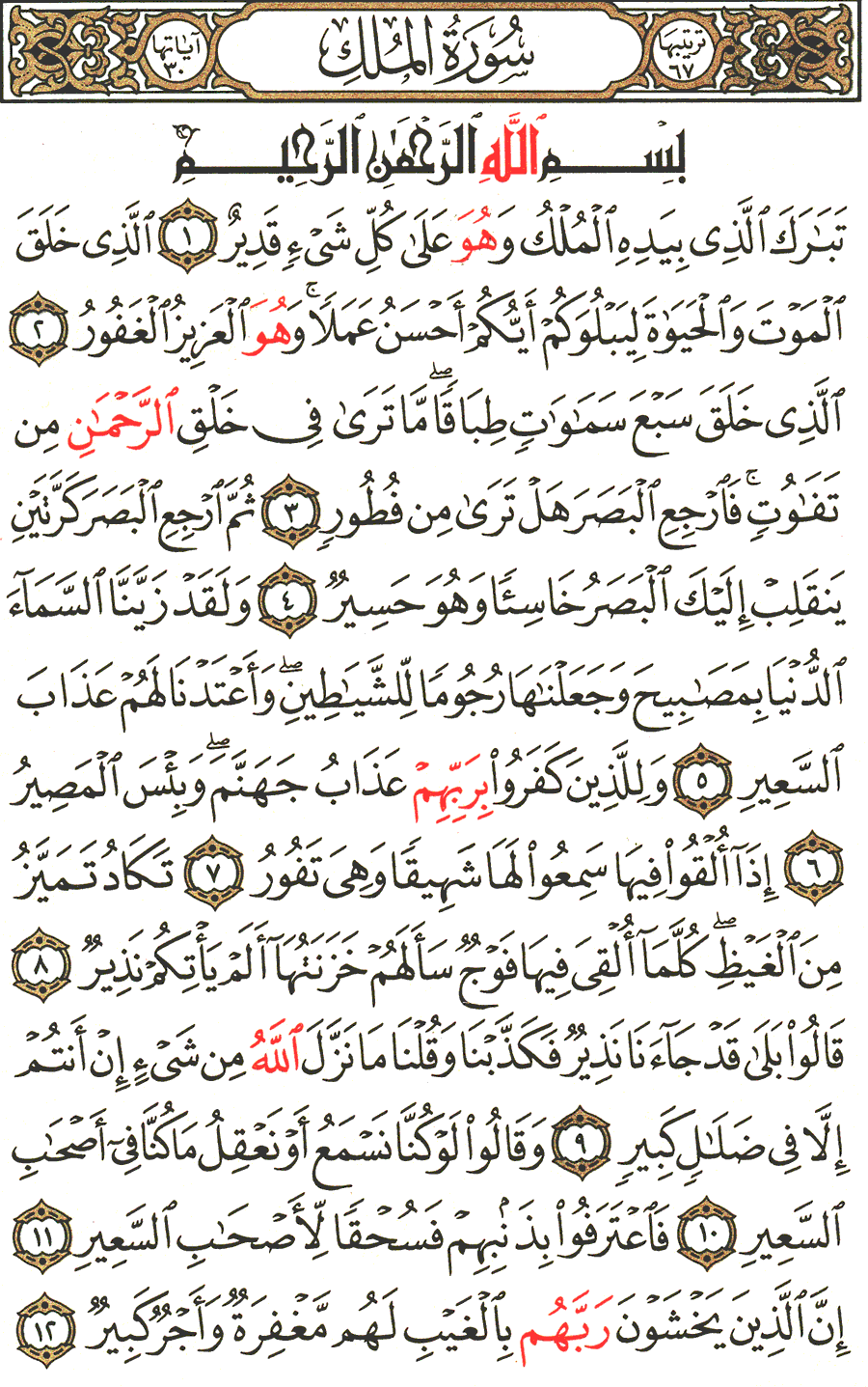 الصفحة رقم 562 من القرآن الكريم مكتوبة من المصحف