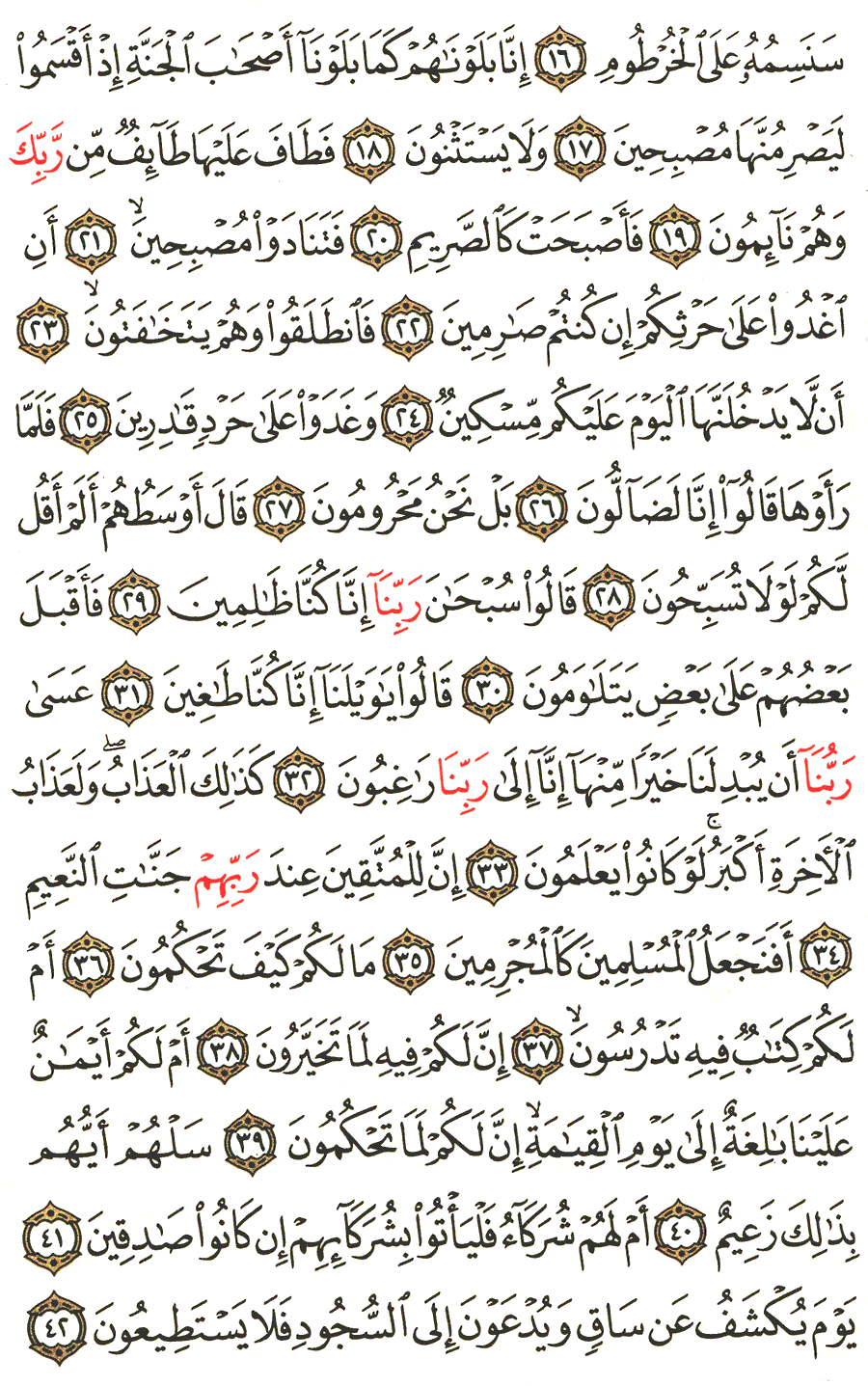 Page No 565  The Noble Quran  