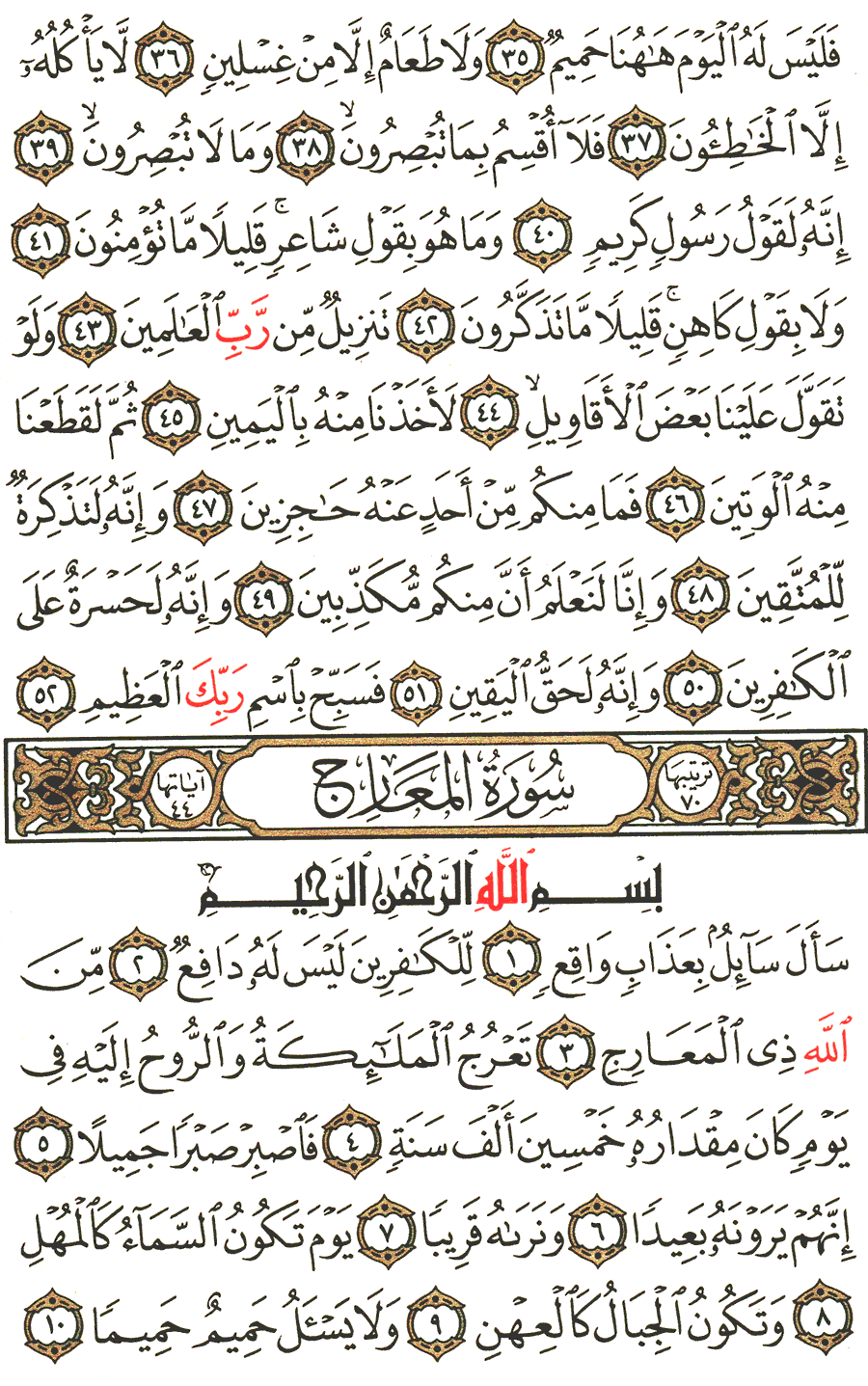 Page No 568  The Noble Quran  