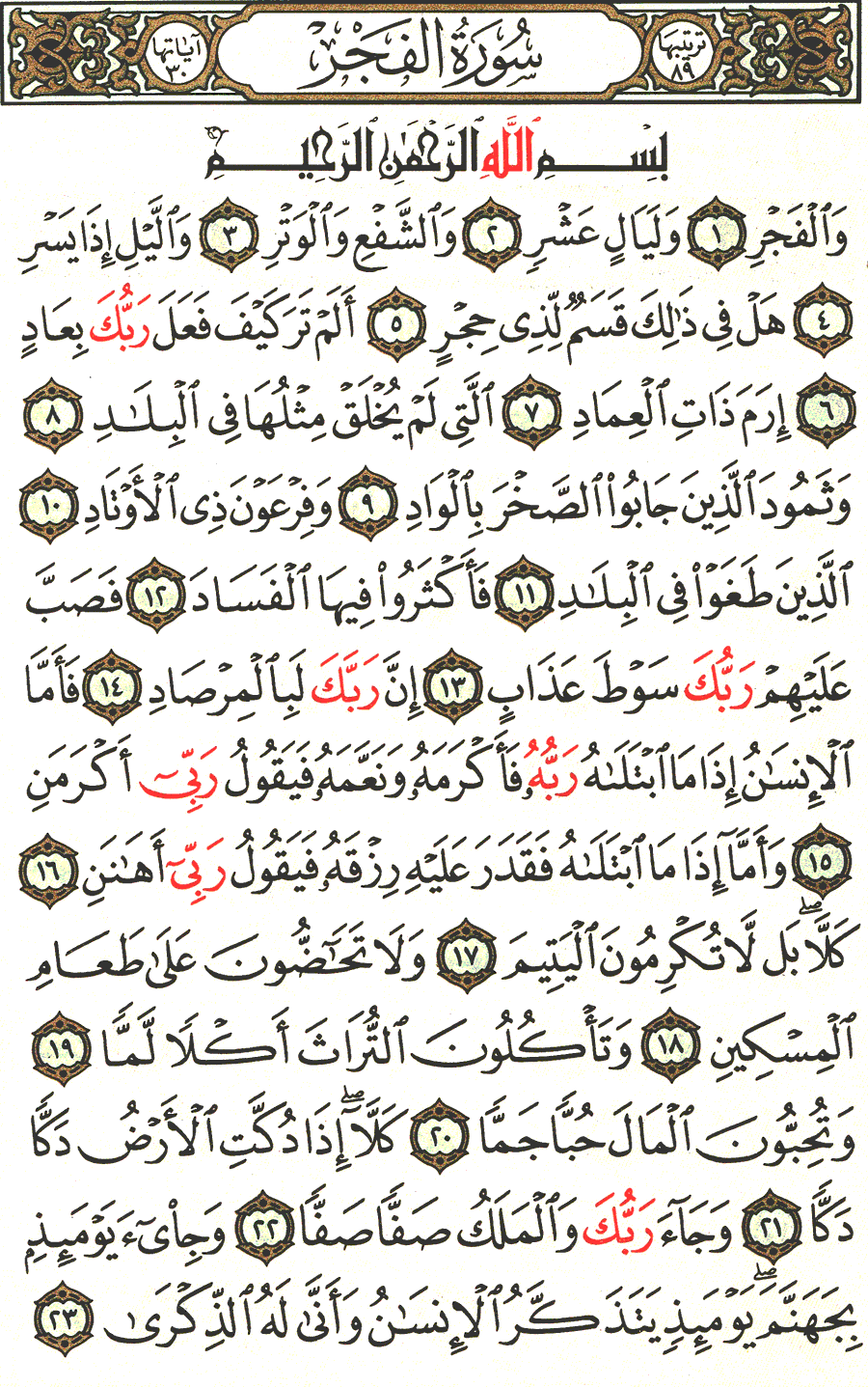 Page No 593  The Noble Quran  